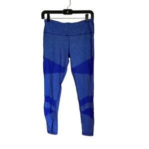 Scorpio Sol Heathered Blue Cropped Mesh Leggings Size S
